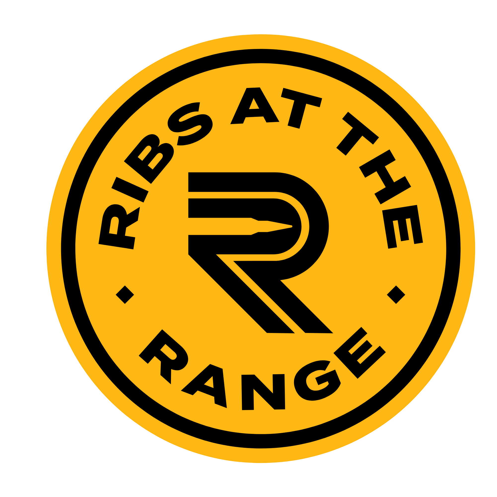 Ribs at the Range Logo